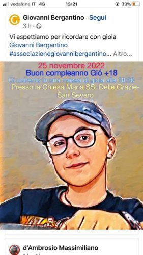 18 Compleanno Giovanni
